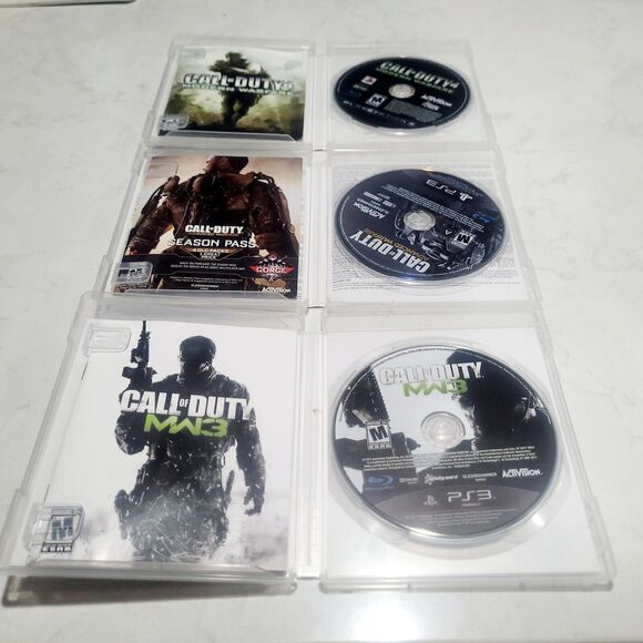 PS3 Game Lot Call of Duty 4 Modern Warfare Advanced Warfare MW3 Playstation CIB - Picture 9 of 14